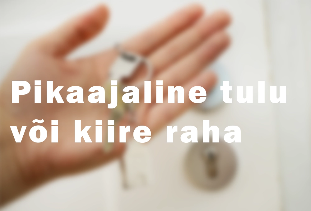 pikaajaline-tulu-või-kiire-raha müüa korter tallinnas